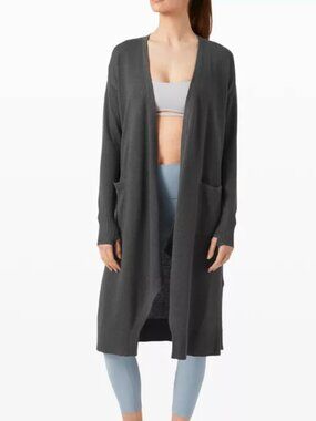 Lululemon Lunar Lengths Wrap Sweater Size Medium